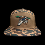 Lost Duck Oldscool Chocolate Camo 7 Panel Flatbill Hat