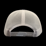 Richardson 112 Navy White Embroidered Fishing Old Glory Patch Trucker Hat