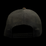 Yupoong Army Camo Palmetto Moon Performance PVC Patch Trucker Hat