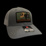 Richardson 112Y Heather White Palmetto Moon Army Camo Patch Youth Trucker Hat