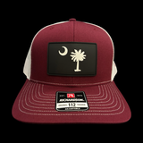 Richardson 112 SC 803 Garnet White Performance Trucker Hat
