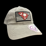 Infinity Garnet Patriotic 803 Ponytail Hat