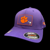 Clemson Palmetto State Performance Fitted Cotton Hat