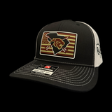 Pelion Archery Anerica 803 Performance Black White Trucker Hat