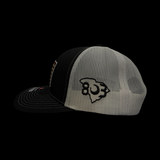 Pelion Archery Anerica 803 Performance Black White Trucker Hat