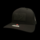 Richardson 112 Hometown Rooster Blackout Performance Trucker Hat