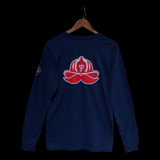 Remember “J” Muller Give Back Navy Cotton Long Sleeve Tee