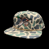 Lost Duck Oldscool Marsh Camo Relaxed Rope Hat
