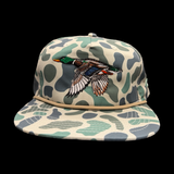 Lost Duck Oldscool Marsh Camo Relaxed Rope Hat