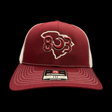 Richardson 112 803 Gen II Garnet White Trucker Hat