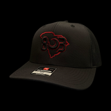 Richardson 112 803 Gen II Black Garnet Trucker Hat