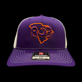 Richardson 112 803 Gen II Purple White Trucker Hat