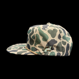 Lost Bass Oldscool Marsh Camo Relaxed Rope Hat