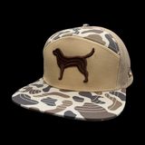 Lost Dog Oldscool Slough Flat Bill Camo Hat