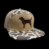Lost Dog Oldscool Slough Flat Bill Camo Hat