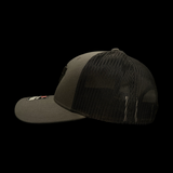 864 Richardson 115 Charcoal Low-Pro Trucker Hat