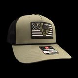 864 Richardson Bottomland Loden Performance Rope Trucker Hat