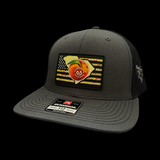 65th Anniversary Peach Festival Charcoal Trucker Hat