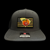 65th Anniversary Peach Festival Charcoal Trucker Hat