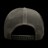 Richardson Genuine Leather Patriotic Saltwater Duck Camo Trucker Hat