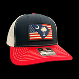 Richardson 112 RWB South Carolina Patriotic Trucker Hat