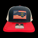 Richardson 112 RWB North Carolina Patriotic Trucker Hat