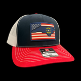 Richardson 112 RWB North Carolina Patriotic Trucker Hat