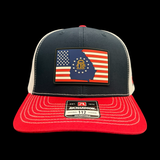 Richardson 112 RWB Georgia Patriotic Trucker Hat