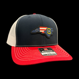Richardson 112 RWB North Carolina Betsy Ross Trucker Hat