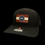 Richardson 112 Black Vintage Second Amendment Trucker Hat
