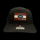 Richardson 112 Black Vintage Second Amendment Trucker Hat