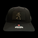 Richardson 112 Bigfoot Blackout Performance Trucker Hat