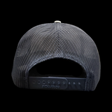 Richardson 112 Genuine Leather Palmetto State Heather Navy Trucker Hat