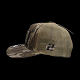 Richardson 112 Bottomland Bigfoot Camo Performance Trucker Hat