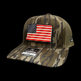 Richardson 112 Bottomland Waving Old Glory Performance Trucker Hat
