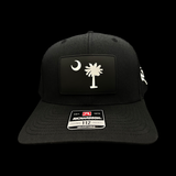 Richardson 112 South Carolina 803 Blackout Palmetto Moon Performance Trucker Hat