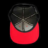 Richardson 112 Red 3D Fire Dept. Waving “Give Back” Trucker Hat