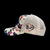 ALA Patriots 803 RWB Duck Camo Trucker Hat