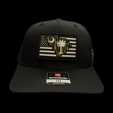 Richardson 112 VBW Bottomland Patriotic Performance Trucker Hat