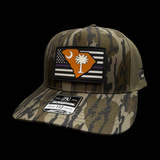 Richardson 112 Bottomland SC Purple & Orange Trucker Hat