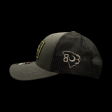 GCA Softball 803 Charcoal Performance Trucker Hat