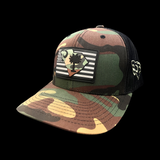803 Yupoong Performance PVC Patch Army Camo Trucker Hat