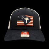 Richardson 110 South Carolina 864 Patriotic Fitted Hat