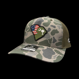 Richardson 112 SC Betsy Ross Marsh Duck Camo Trucker Hat