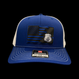 Richardson 112 3D Police Dept. Waving “Give Back” Royal Blue Trucker Hat