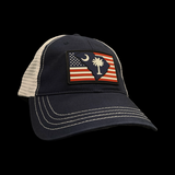 Richardson 111 South Carolina 843 Patriotic Relaxed Trucker Hat