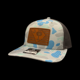 Richardson Genuine Leather Patriotic Saltwater Duck inCamo Trucker Hat