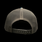 Richardson Genuine Leather Patriotic Saltwater Duck inCamo Trucker Hat
