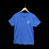 Palmetto Moon Light Blue Distressed Flag Tee