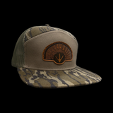 Lost Turkey Bottomland 7 Panel Flat Bill Camo Hat